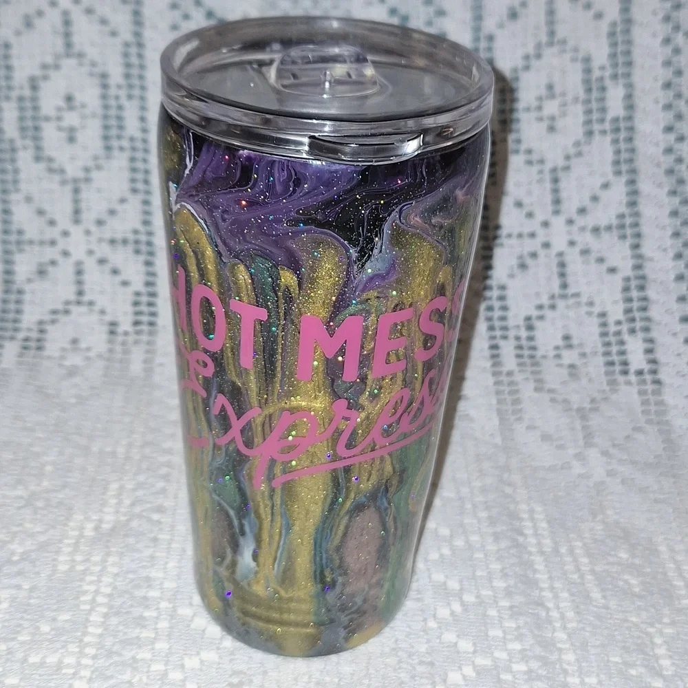 CUSTOM MADE RESIN TUMBLER 
